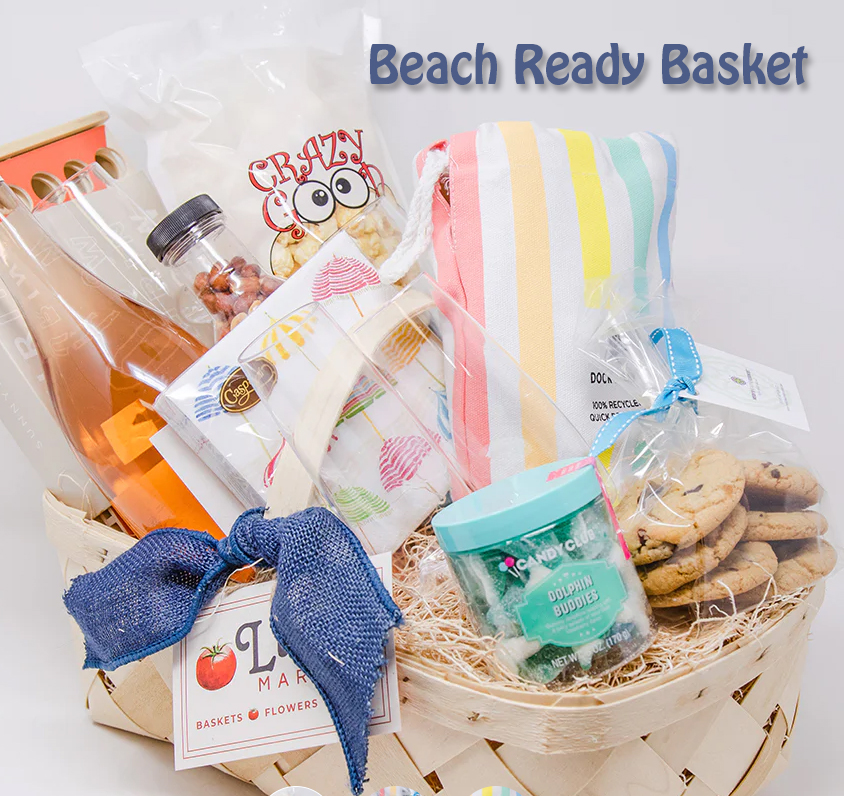 Lucy's Market - Beach Ready Basket Lucy's Market - Beach Ready Basket
