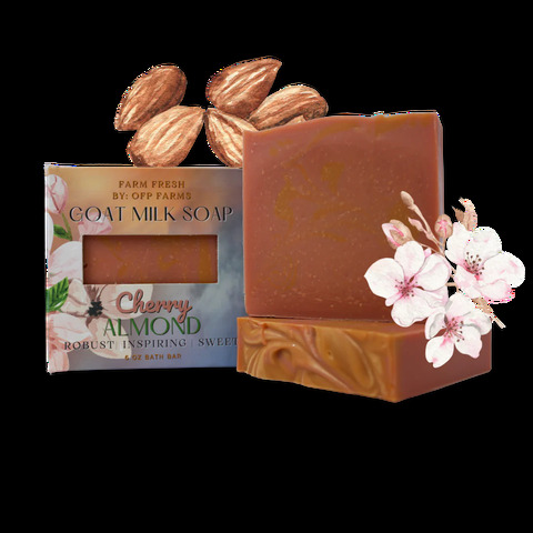 OFP Farms - Cherry Almond Goat Milk Soap
